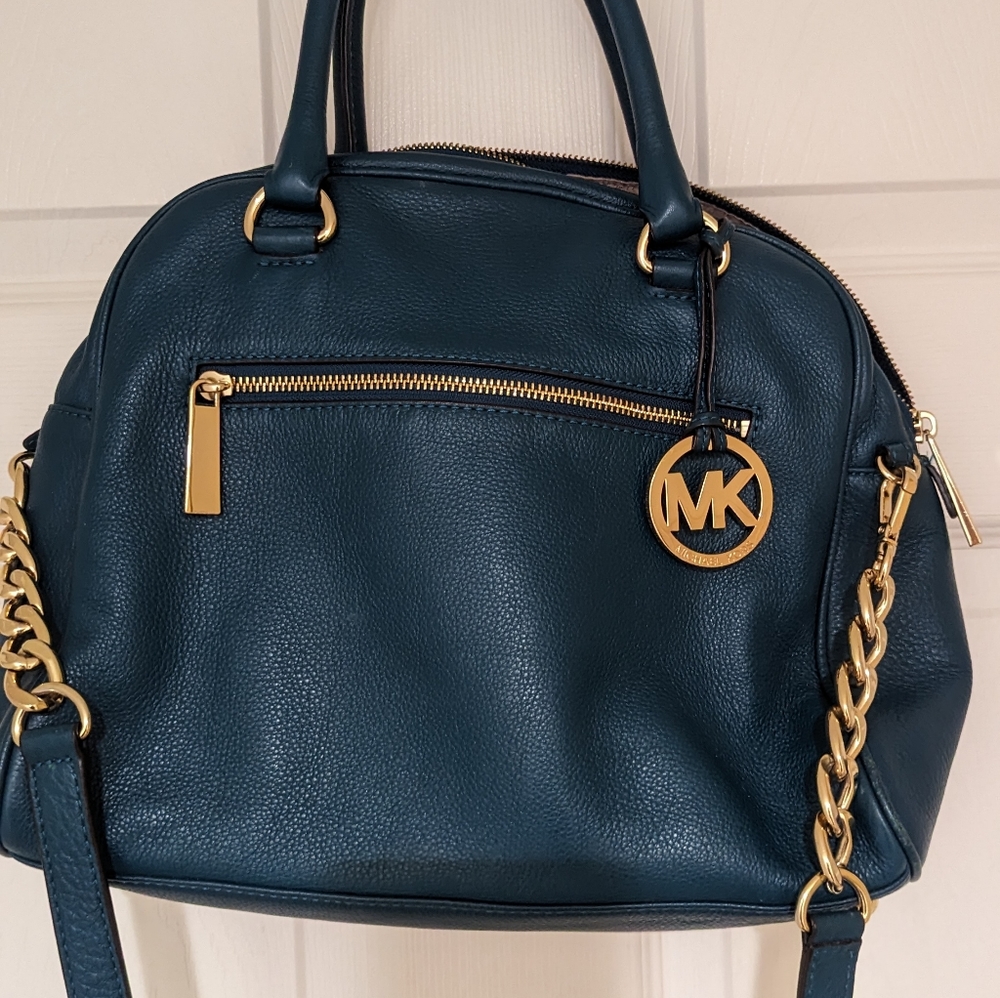 Michael Kors Leather Purse - Turquoise